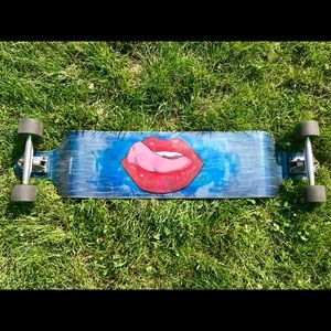 Hand painted custom longboard